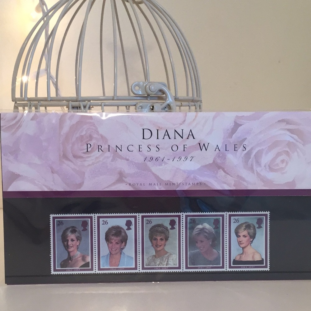 Princess Diana postage Stamps, Royal Mail England with extras